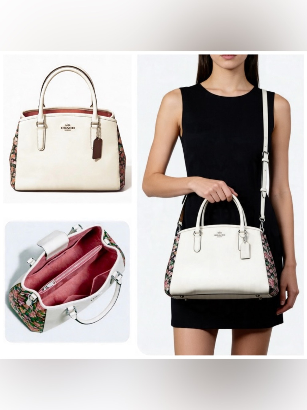 Coach. 7 Piece. Margot Bag, Watch, Pouch, Wristlet, Glasses, Dust Bag & Scarf - Picture 2 of 16